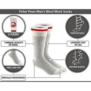 Polar Paws Work Socks 3 Pack