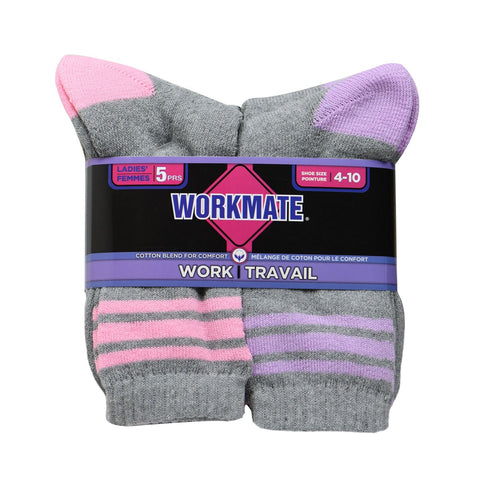 WORKMATE Women's 5 Pack Essential Socks