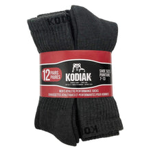 Load image into Gallery viewer, Kodiak Men&#39;s Athletic Performance Socks 12Pairs / Pack