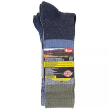 Load image into Gallery viewer, DICKIES Mid Weight All Season Moisture Control 4 Pack Socks